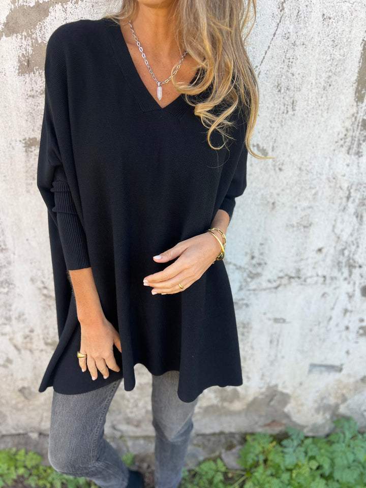 Aria V-Neck Cashmere Sweater