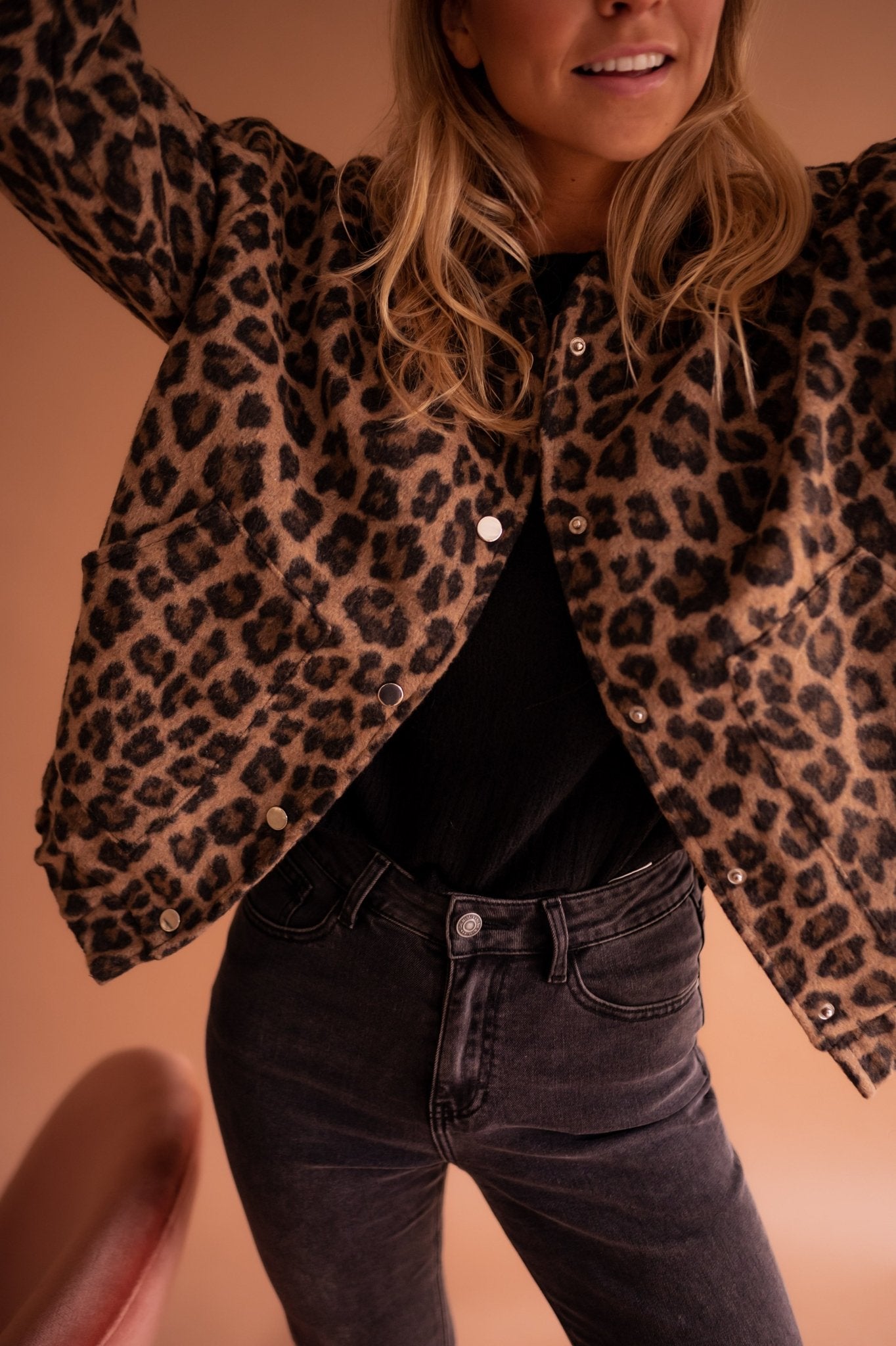 Savannah Leopard Trendy Jacket