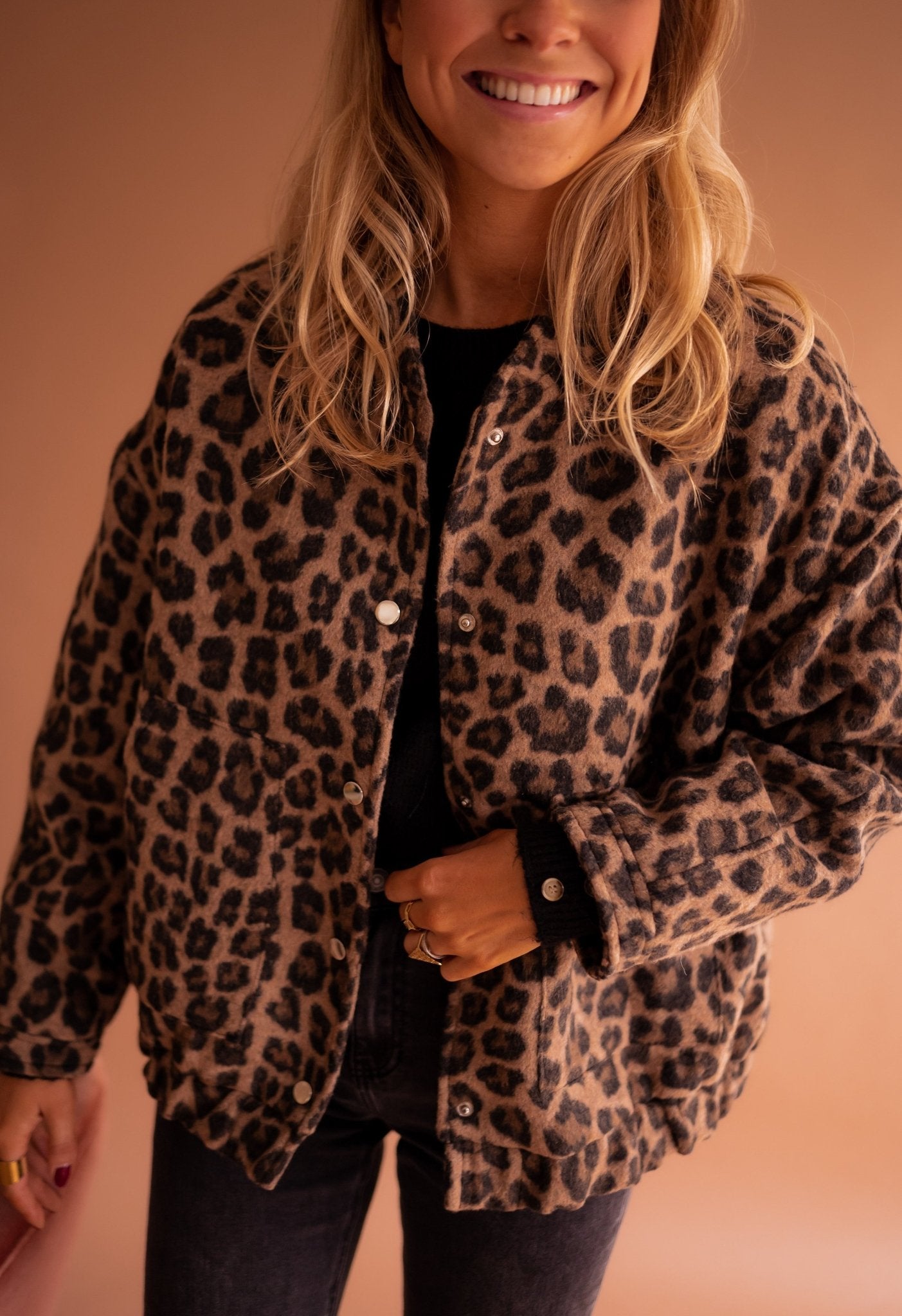 Savannah Leopard Trendy Jacket
